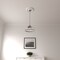 Ekena Millwork Flower Spiral Ceiling Medallion (Fits Canopies up to 2"), 12 1/4"OD x 2 1/4"P, Primed White CM12FL - alternate 5